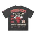 3 Peat Bulls Tee