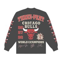 3 Peat Bulls Long Sleeve